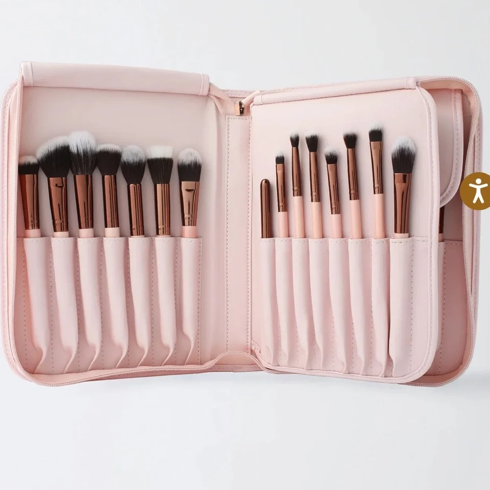 LUXIE Rose Gold 30 pc Brush Set $400 NIP